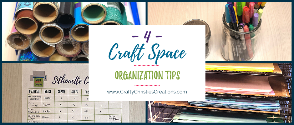 4 Easy Craft Space Organization Tips