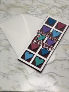 Sending Love Slimline Card