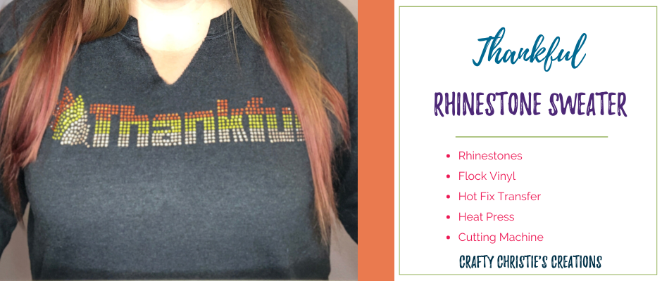 DIY Rhinestone Sweater