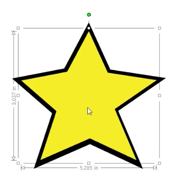 make a copy and place the yellow star on top